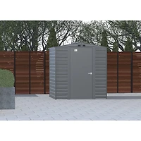 Arrow Select 6 x 5 x 7 ft Charcoal Steel Storage Shed