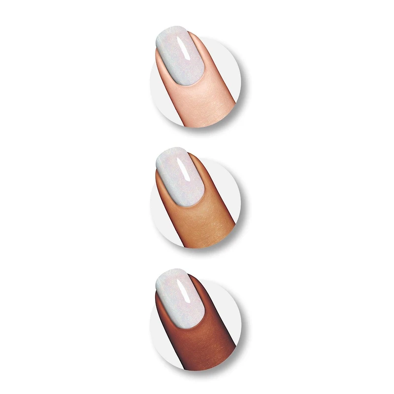 Sally Hansen - Vernis de finition Miracle Gel™, système de simili-gel en 2 étapes, sans lampe UV, jusqu'à 8 jours de couleur et brillance Couleur anti-écaillement et longue tenue