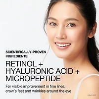 Neutrogena Rapid Wrinkle Repair Retinol Pro+ Eye Cream, Peptide Moisturizer, Reduces Dark Circles & Crows Feet, 14 g
