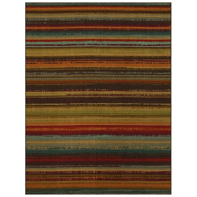 Mohawk Printed Indoor/Outdoor Avenue Stripe Nylon Area Rug 5'x8'