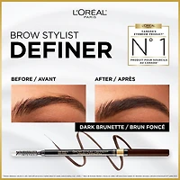 L'Oréal Paris Crayon à Sourcils Hydrofuge Brow Stylist Definer Crayon à Sourcils Mécanique