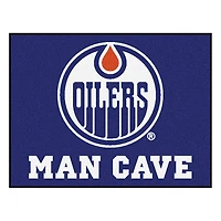NHL Edmonton Oilers Man Cave Rug