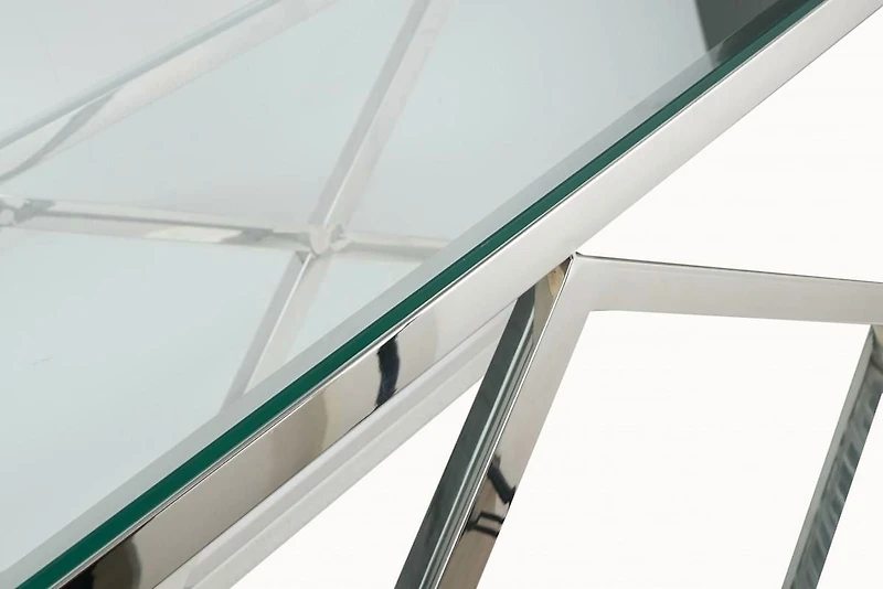 Zyrille Coffee Table, Silver