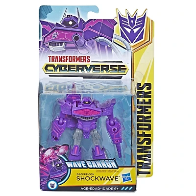 Transformers Cyberverse - Decepticon Shockwave de classe guerrier