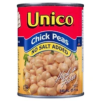 Unico No Salt Added Chick Peas, Unico No Salt Added Chick Peas 540 mL
