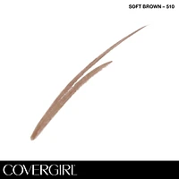 COVERGIRL Easy Breezy Brow Fill + Define Brow Pencil, Sharpener Included, Long-Lasting, Deeply Pigmented, Blendable Formula, 100% Cruelty-Free, Sharpener Included