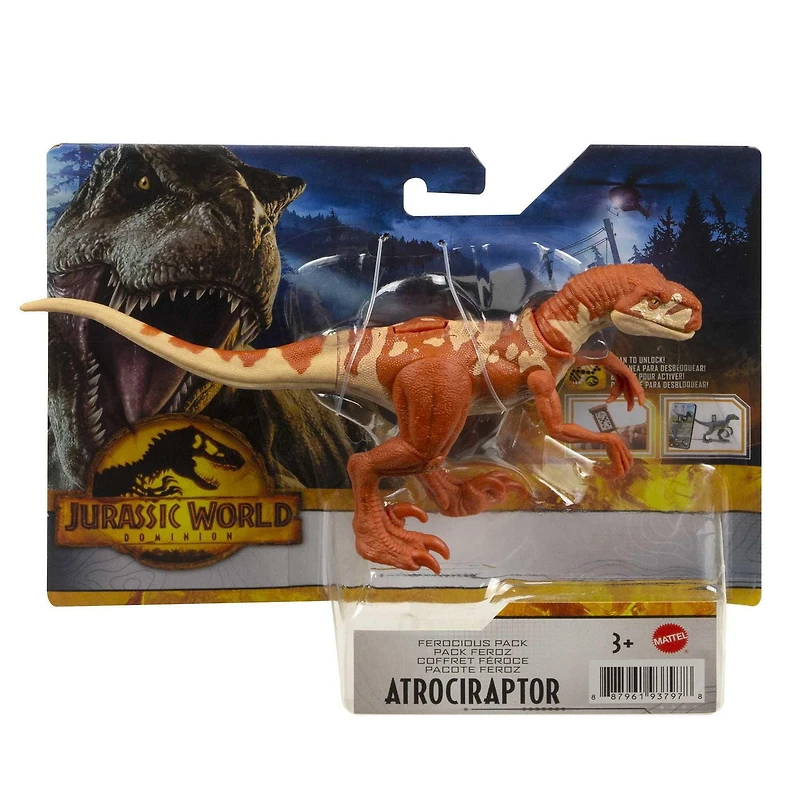 Jurassic World Ferocious Pack Dinosaur Action Figure 3 Year Olds & Up