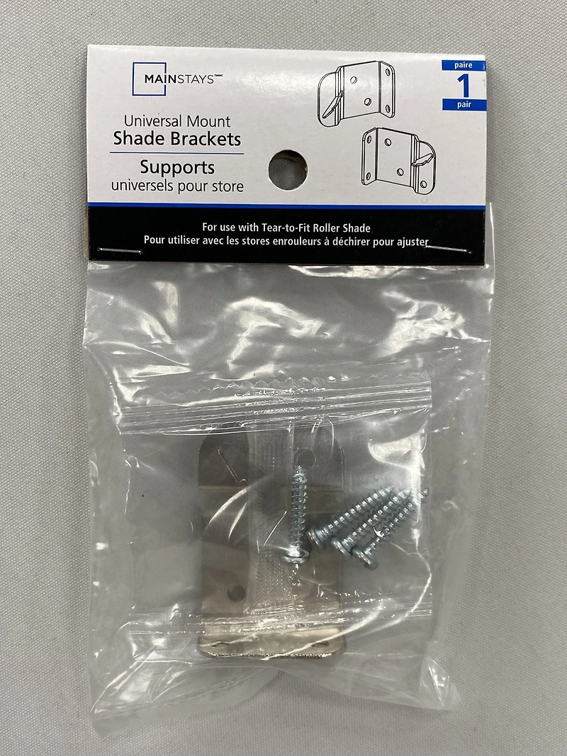 Mainstays Universal Bracket, Nickel, Support d'abat-jour universel