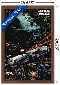 Star Wars: Saga - Space Battle Wall Poster, 22.375" x 34"