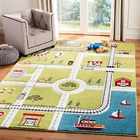 Safavieh Carousel Kids Devan Tapis de Ferroviaire