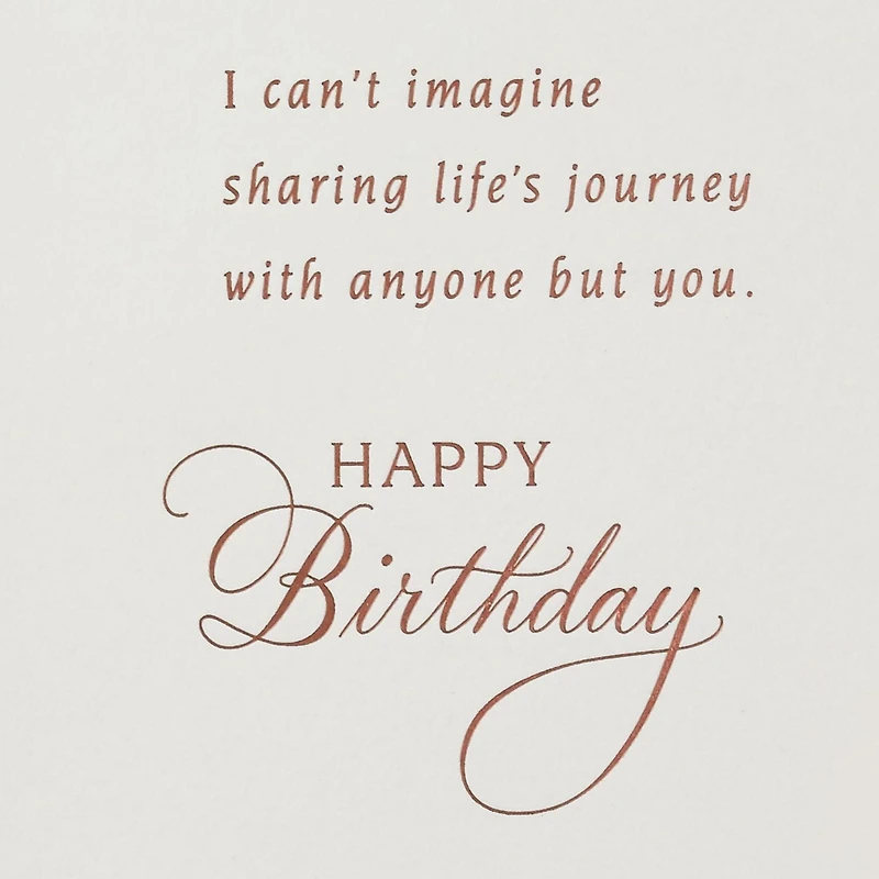 Carte de fête Hallmark pour épouse