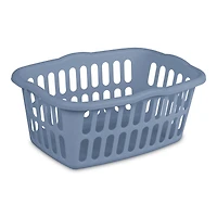Sterilite 53 Liter Rectangular Laundry Basket Blue Moonlight