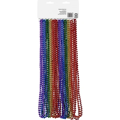 Rubies Collier de Perles Arc-en-Ciel, 24PCS