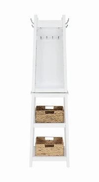 Helena Rotating Coat Rack, White