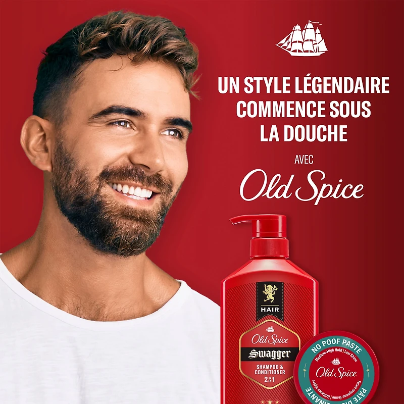 Old Spice Hair Styling Paste for Men, 63 g