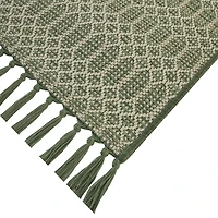 Tapis extérieur à glands verts 213 cm x 305 cm Better Homes & Gardens