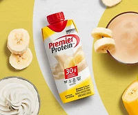 Frappé hyperprotéiné prêt à boire Premier Protein aux bananes et crème, 4 unités 325mL x 4 unités