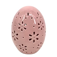 Way to Celebrate Pink Ceramic Egg Table Top