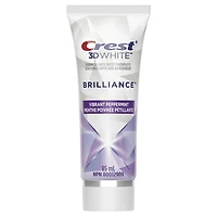Dentifrice Crest 3D White Brillance, Menthe poivrée pétillante 85ML