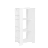 RiverRidge® Home Book Nook Collection Cubby Storage Tower with Bookshelves in White for Kids