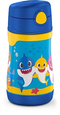 Thermos pour Enfants à Isolation sous Vide10 Oz Bouteille à Paille, Cocomelon
