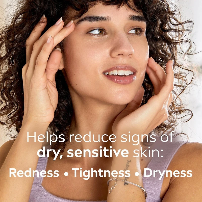 NIVEA crème de nuit apaisante avec FPS 15 24h d'hydratation pour peaux sensibles 50 ml