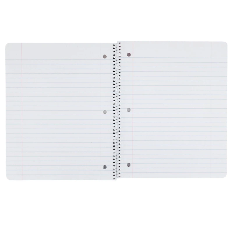 Cahier U Style Bleu Pailleté, 1 sujet, 80 feuilles, règle collège