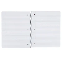 Cahier U Style Bleu Pailleté, 1 sujet, 80 feuilles, règle collège