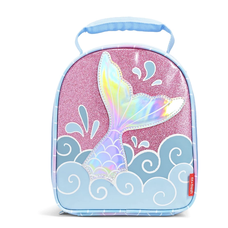 Faites sensation à l'heure du déjeuner avec le sac à déjeuner Mermaid Magic Kids de Fit + Fresh !