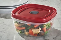Rubbermaid Easy Find Lids 5 Cup Food Storage and Organization Container, Racer Red, 1.2L / 5 Cup
