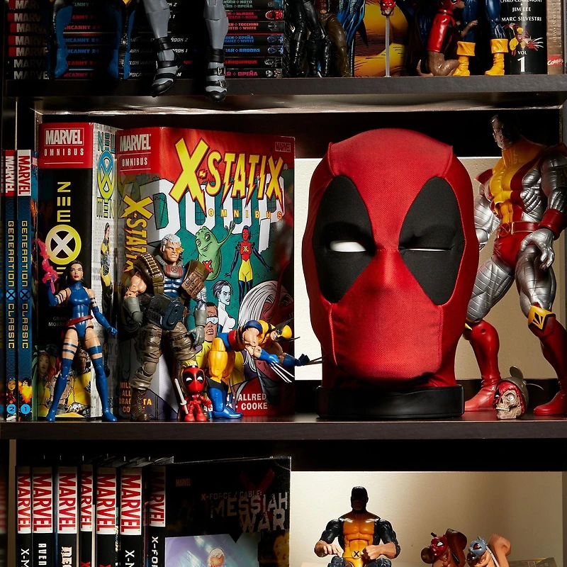 Marvel Legends, Tête de Deadpool interactive, bouge et parle, appli dédiée, pièce de collection pour adulte, 600+ sons et phrases en anglais
