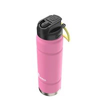 Bouteille d'eau bubba Trailblazer, acier inoxydable, isolation sous vide, 709 mL (40 oz), couvercle avec paille, azalée