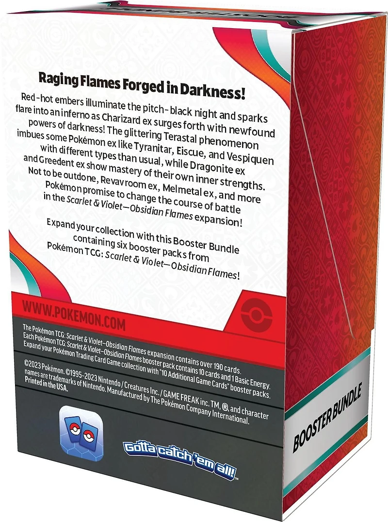 Pokémon TCG: Scarlet & Violet 3 Obsidian Flames Booster Bundle