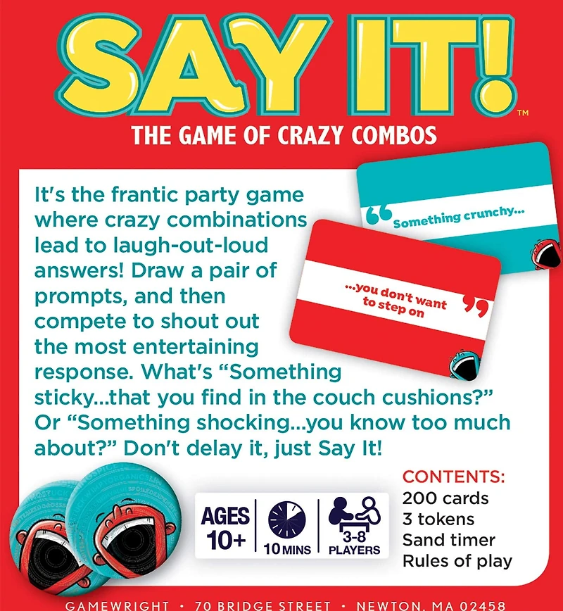Gamewright Say It! The Game of Crazy Combos (english Only)