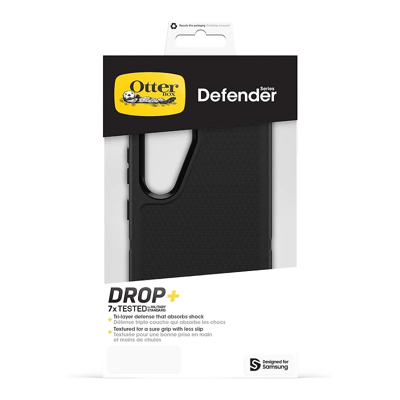 OtterBox Étui Defender Pro Noir pour Samsung Galaxy S25/Galaxy S24 ÉtuiDefenderNoSamGalaxyS25