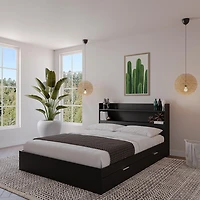 Nexera Hunter Platform Bed with Headboard