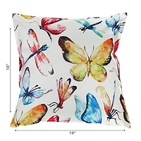 IH Casa Decor Outdoor Termroproping Cushion Aquarement Butterfly - Ensemble De 2