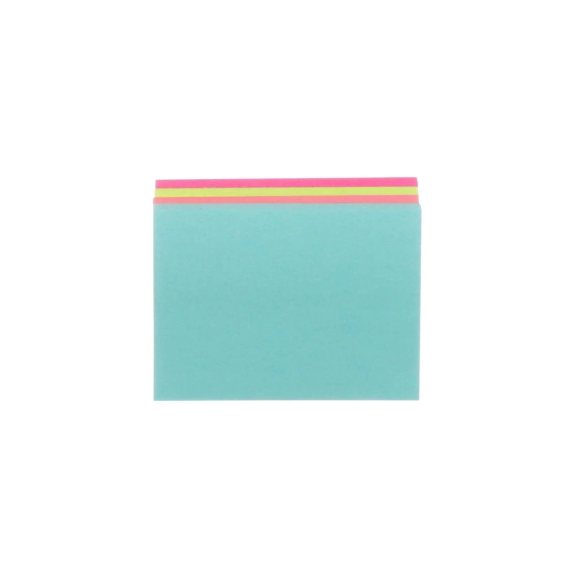 Post-it® Notes 653-4-N, Cape Town Collection, 4 Pads/Pack, 50 Sheets/Pad, 1-3/8 in x 1-7/8 in