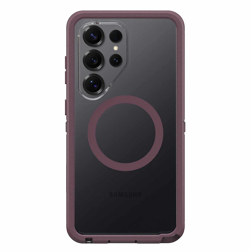 OtterBox Defender Pro XT Clear Case w/Magnets Purple Mystery for Samsung Galaxy S26