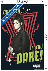 Beetlejuice Beetlejuice - Come In If You Dare Wall Poster, 14.725" x 22.375" Framed