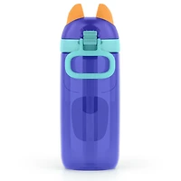 Ello Ellies Bouteille d’eau en plastique de 16 oz <ul><li>Capacité de 16 oz </li><li>Couvercle rabattable facile à utiliser</li><li>Toutes les pièces sans BPA</li></ul>