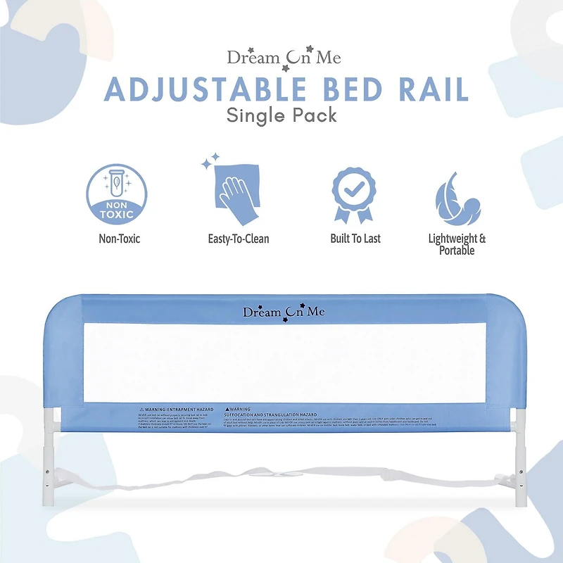 Dream On Me Adjustable Mesh Bed Rail,  Model #444