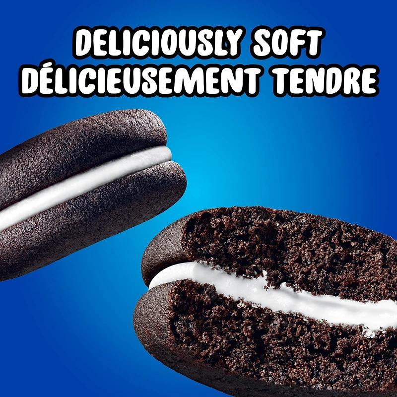 OREO Moelleux Petits gâteaux tendres, (5 sachets-collations, 57 g) L'Original