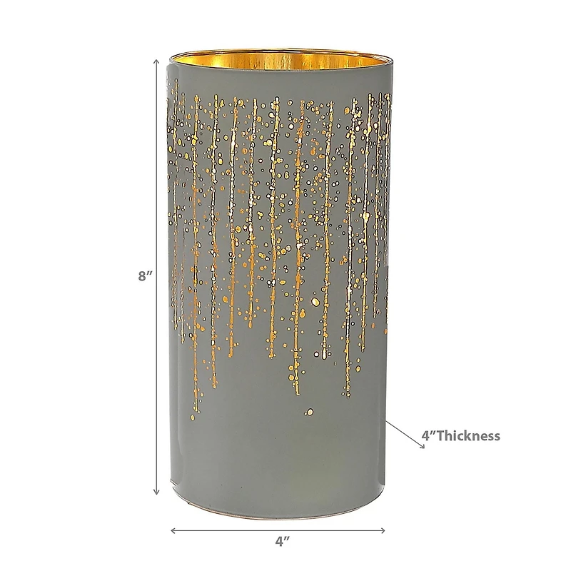 Stand En Verre Blanc Led Led Sangling Garland 8