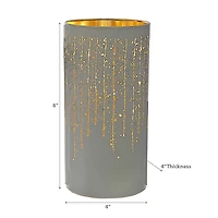 Stand En Verre Blanc Led Led Sangling Garland 8
