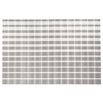4Pc Tissé En Pvc Placemat Basketweave Sable 12 X 18 - Ensemble De 3