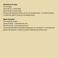 Pet Naturals, Mâche Apaisante pour Chiens, Saveur foie de Poulet, pot de 90 Unités