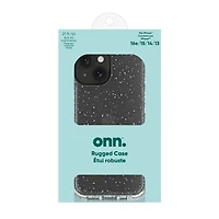 Étui robuste de Onn. pour iPhone 16e/15 /14 / 13 Antimicrobien, protection contre les chutes 6,4 m