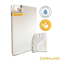 Matelas de berceau mini organique Simmons et protection Matelas mini bio pour bébé