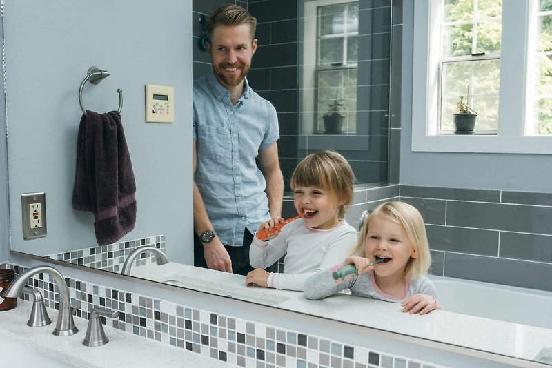 Dr. Brown's Toddler Toothbrush with Soft Bristles - Green and Orange Dinosaur - 2-Pack - 1-4 Years